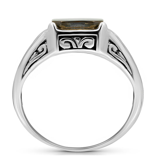 Silberring mit Abalone Muschel
