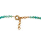 Halskette aus goldplattierter Legierung mit Opal