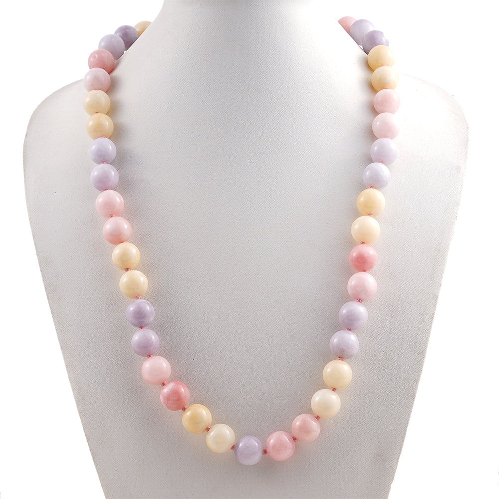 künstlicher Perle Halskette mit Jade 8 
