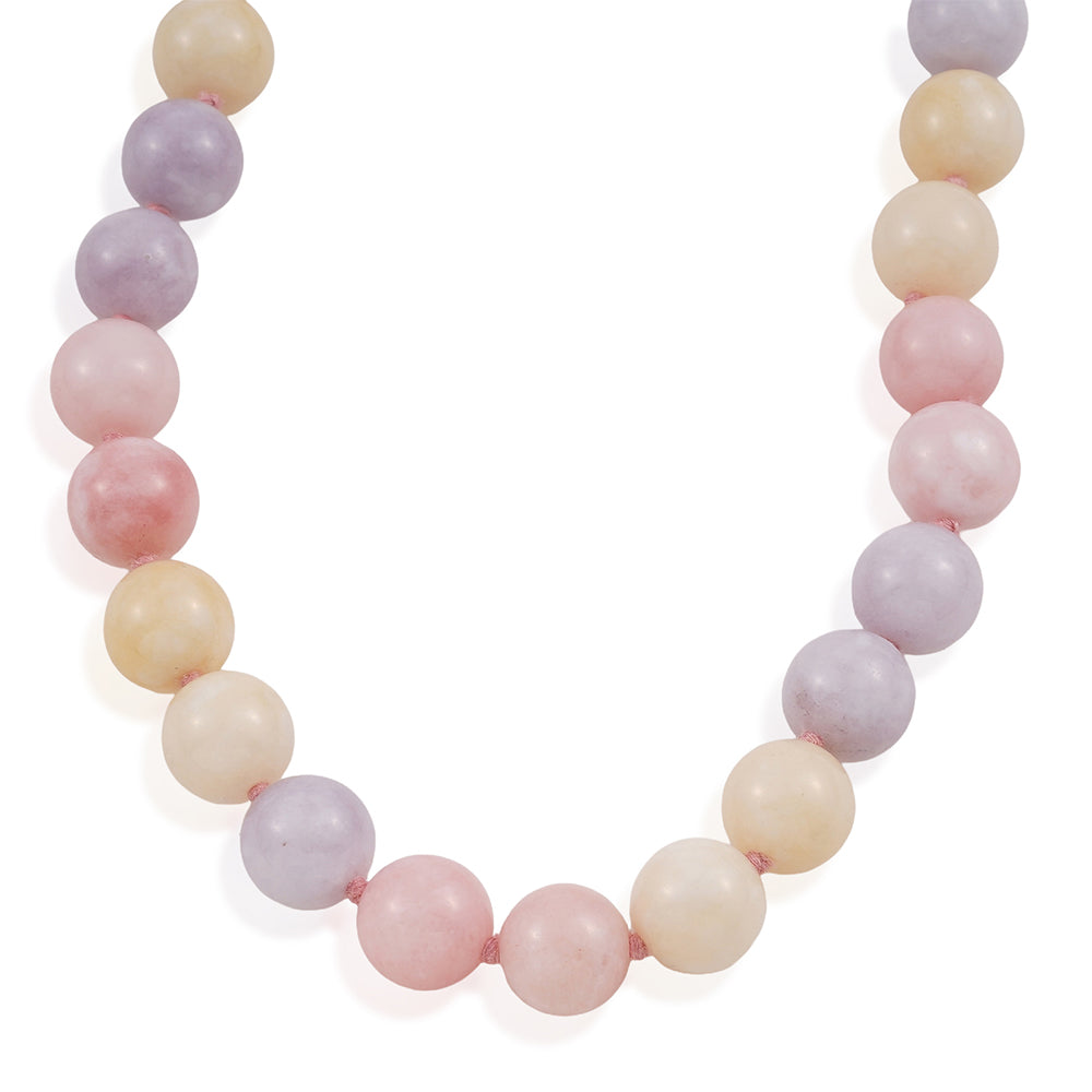künstlicher Perle Halskette mit Jade 9 