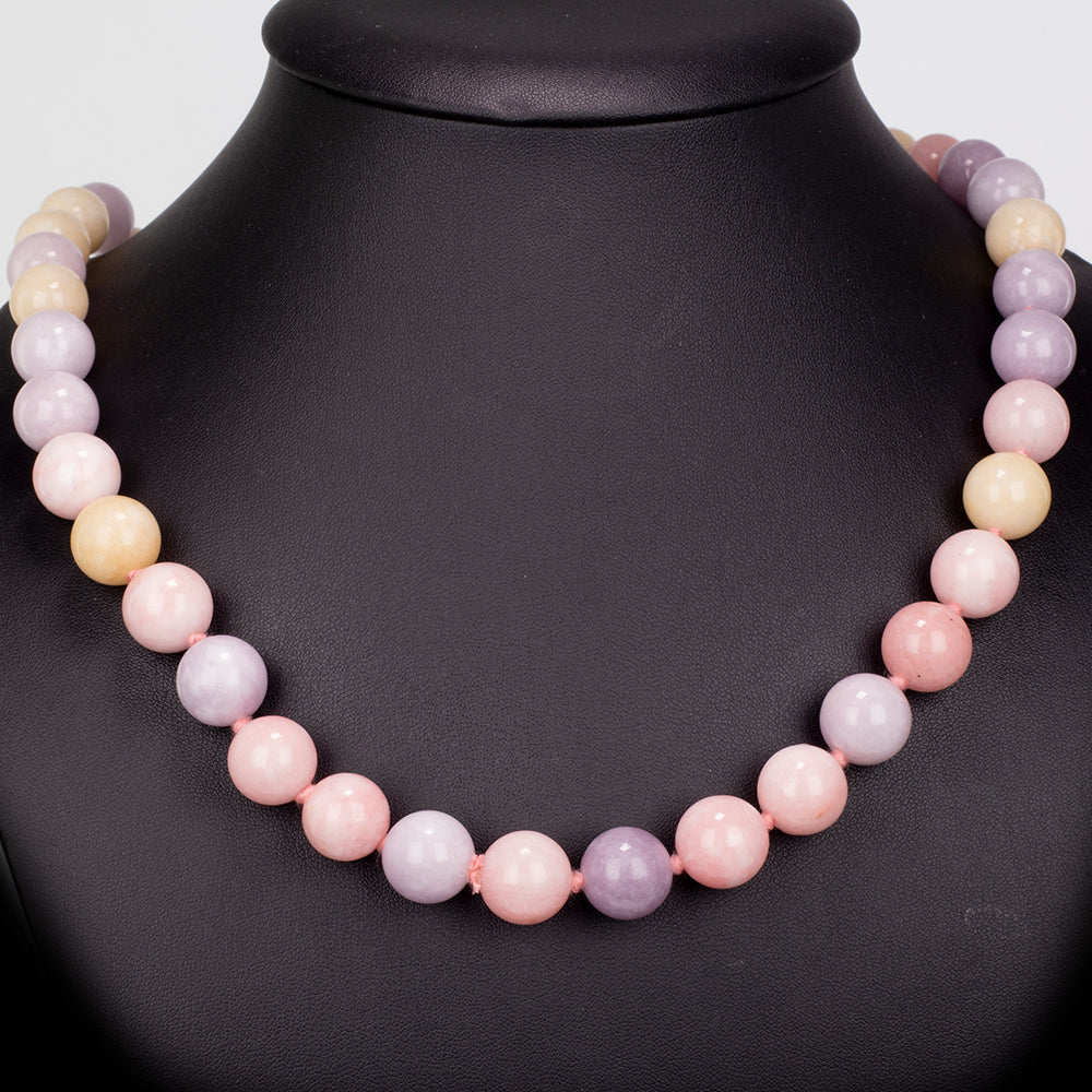künstlicher Perle Halskette mit Jade