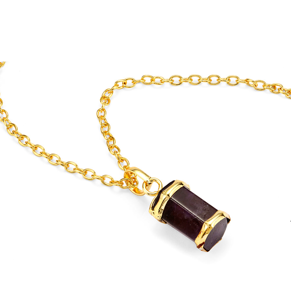 Halskette mit Amethyst 3 