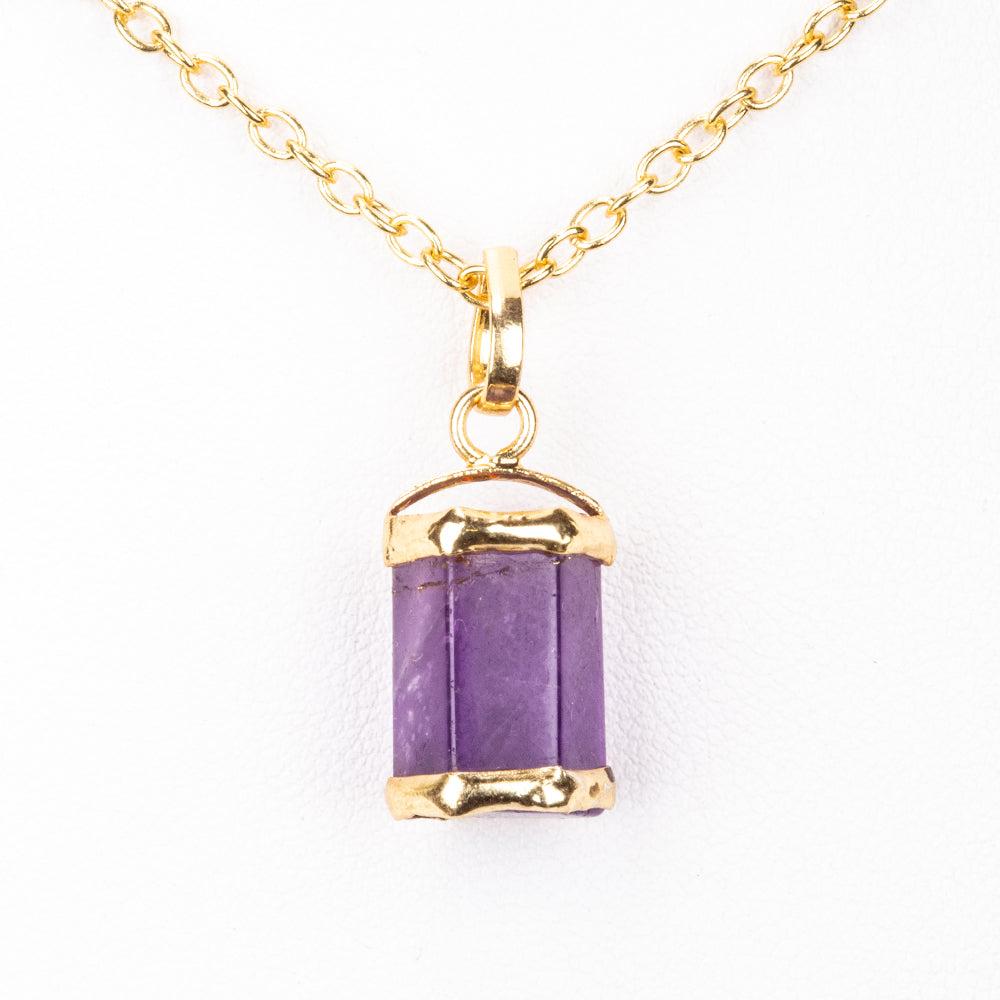 Halskette mit Amethyst 7 