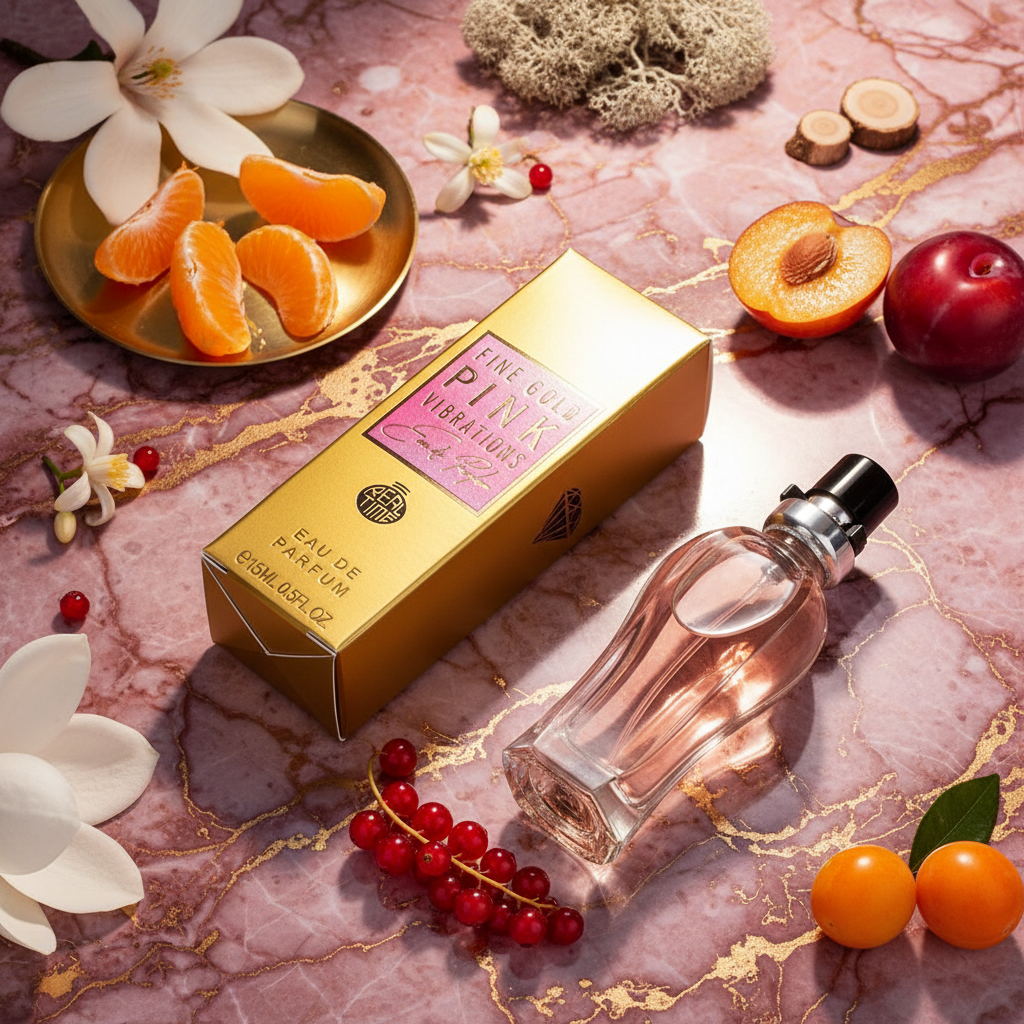 15ml EDP „FINE GOLD PINK VIBRATIONS” – fruchtiger Zitrusduft 1 