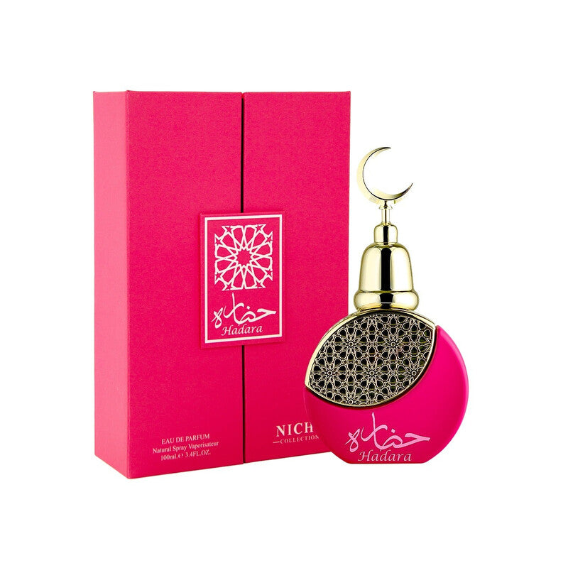 100 ml Eau de Perfume Oriental HADARA (TOP: CHERRY, AMARETTO NUTMEG; MIDDLE: ROSE, BENZOIN; BASE: PATCHOULI, MUSK, VANILLA, AMBER) 1 
