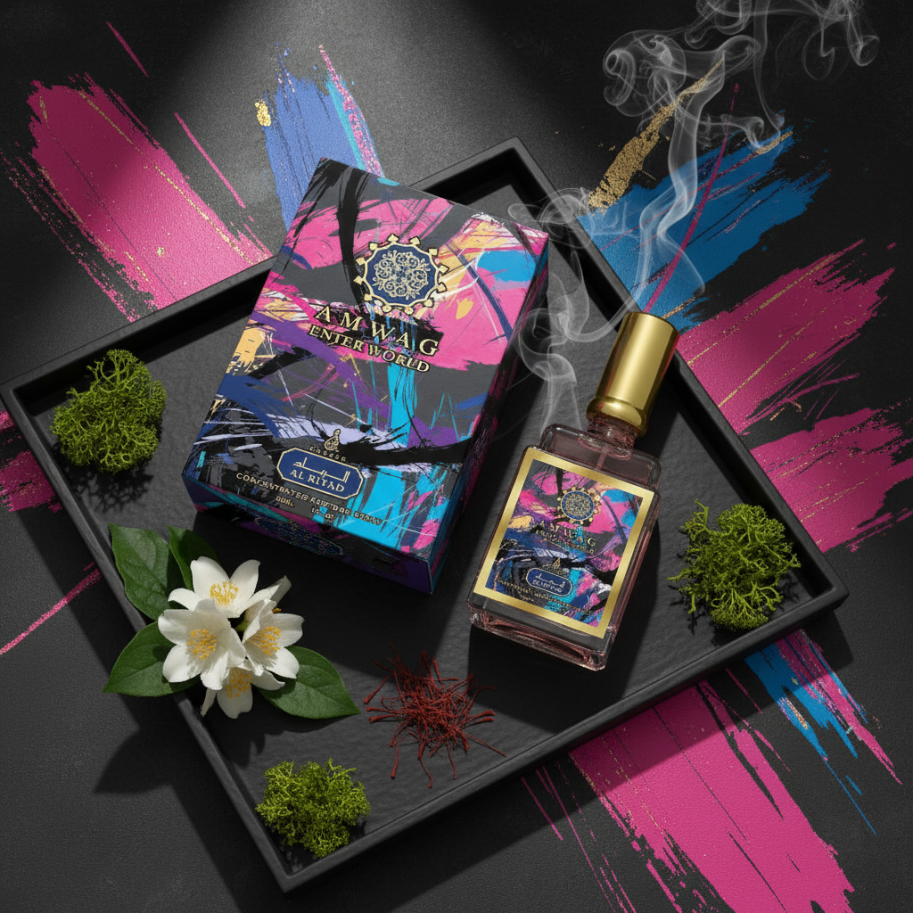 30 ml Eau de Perfume Amwag Enter World Spicy Jasmine Fragrance for Women (Middle: Jasmine / Base: Moss / Saffron / Gourmand) 1 