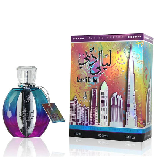 100 ml Eau de Parfum Layali Dubai Orientalischer Amber Vanillenduft für Frauen