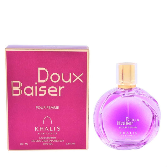 100 ml Eau de Parfum Doux Baiser Würziger Vanilleduft und fruchtiger Duft für Frauen und Männer