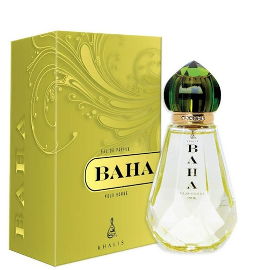 100 ml Eau de Parfum Baha Frischer Zitrusduft Amber  und Hölzerduft für Männer