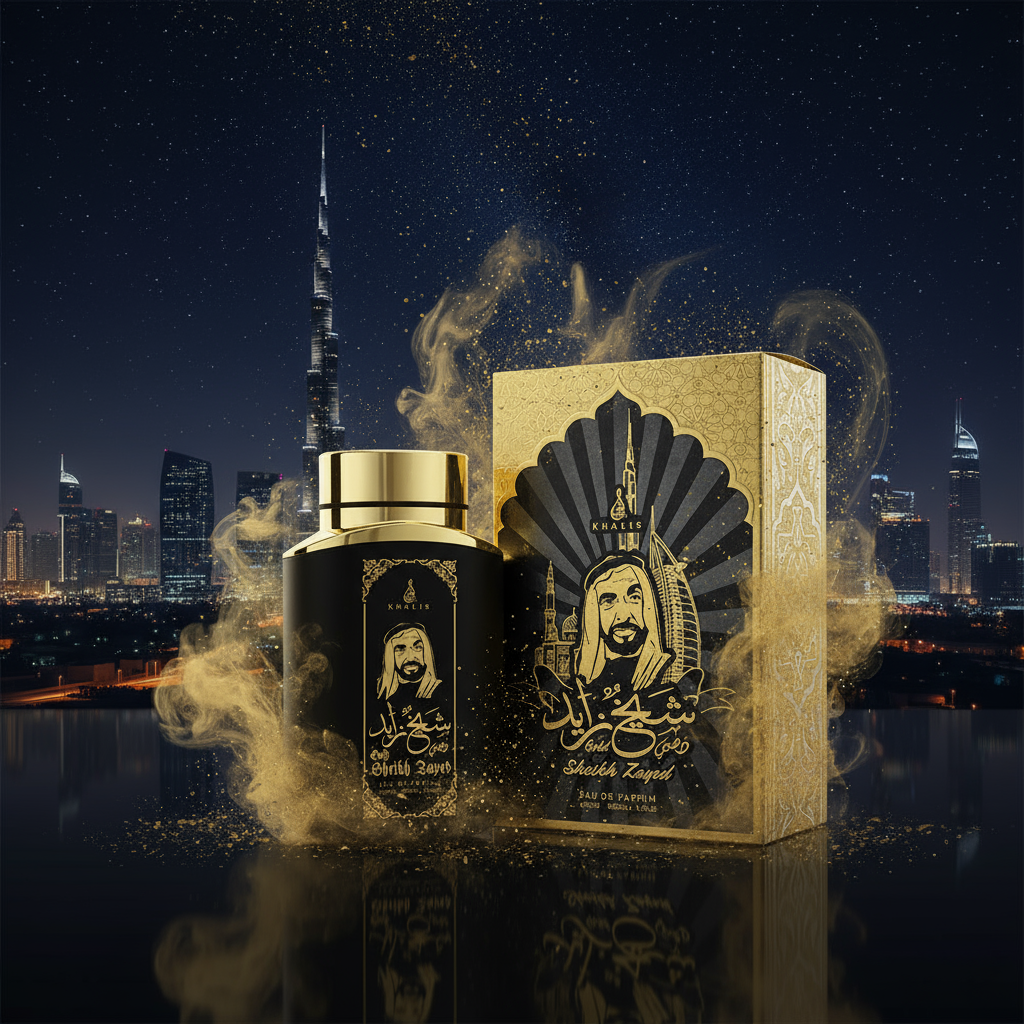 100 ml Eau de Parfum SHEIKH ZAYED GOLD Würzig-Holziger Duft für Männer