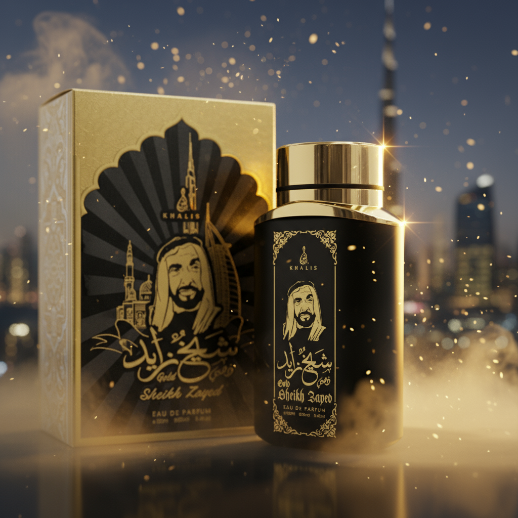 100 ml Eau de Parfum SHEIKH ZAYED GOLD Würzig-Holziger Duft für Männer 2 