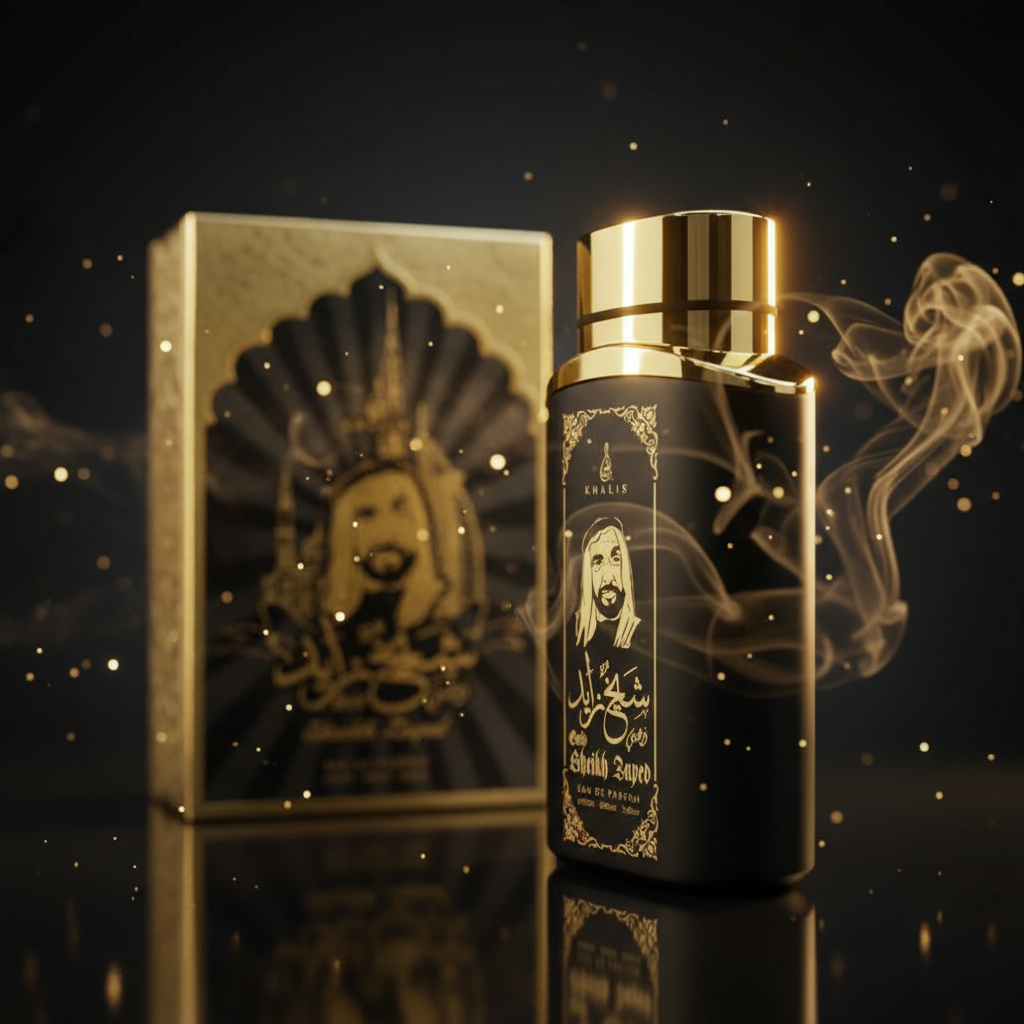 100 ml Eau de Parfum SHEIKH ZAYED GOLD Würzig-Holziger Duft für Männer 4 