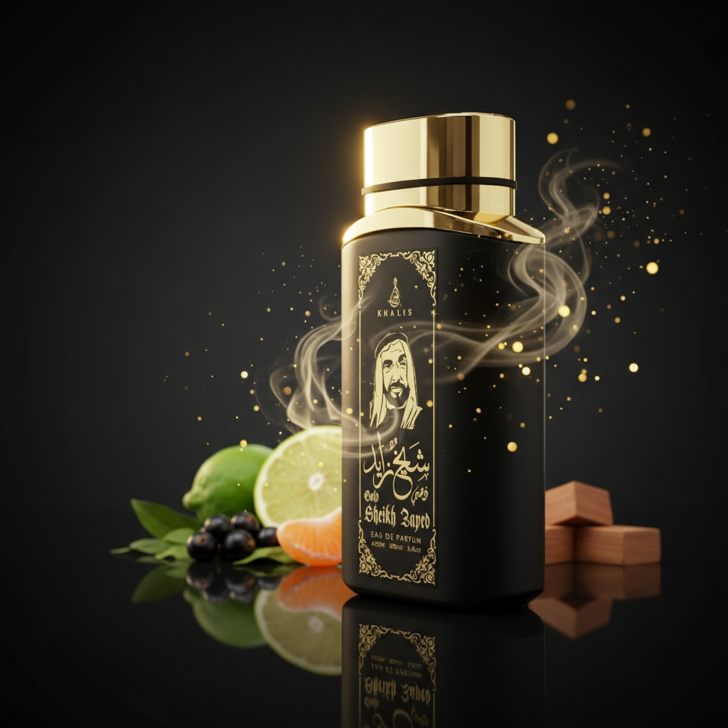 100 ml Eau de Parfum SHEIKH ZAYED GOLD Würzig-Holziger Duft für Männer 8 