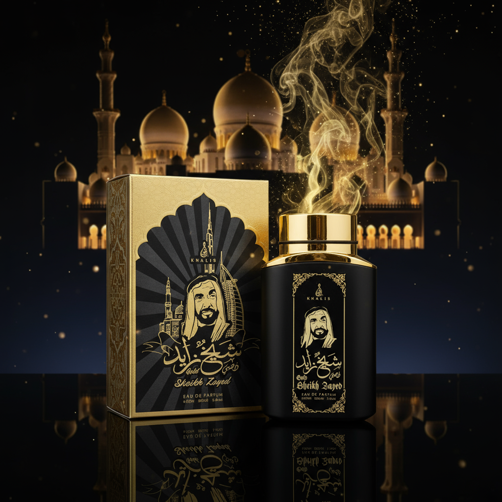 100 ml Eau de Parfum SHEIKH ZAYED GOLD Würzig-Holziger Duft für Männer 1 