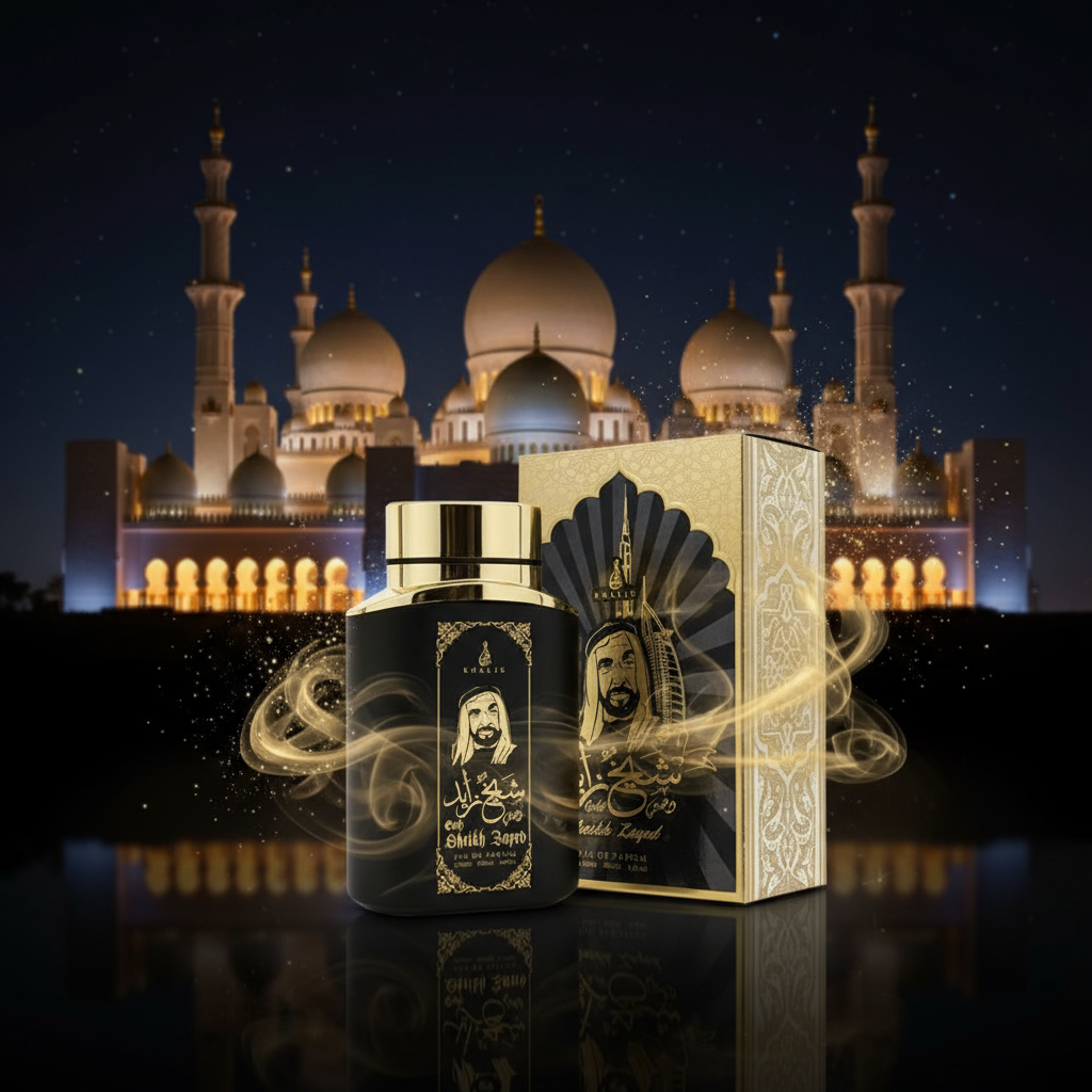100 ml Eau de Parfum SHEIKH ZAYED GOLD Würzig-Holziger Duft für Männer 9 