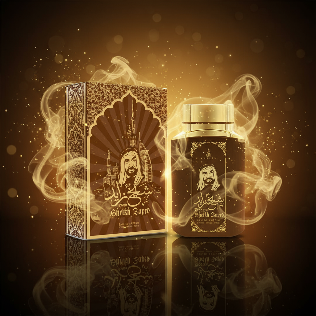 100 ml Eau de Parfum SHEIKH ZAYED BROWN Oud-Vanille-Duft für Männer 2 
