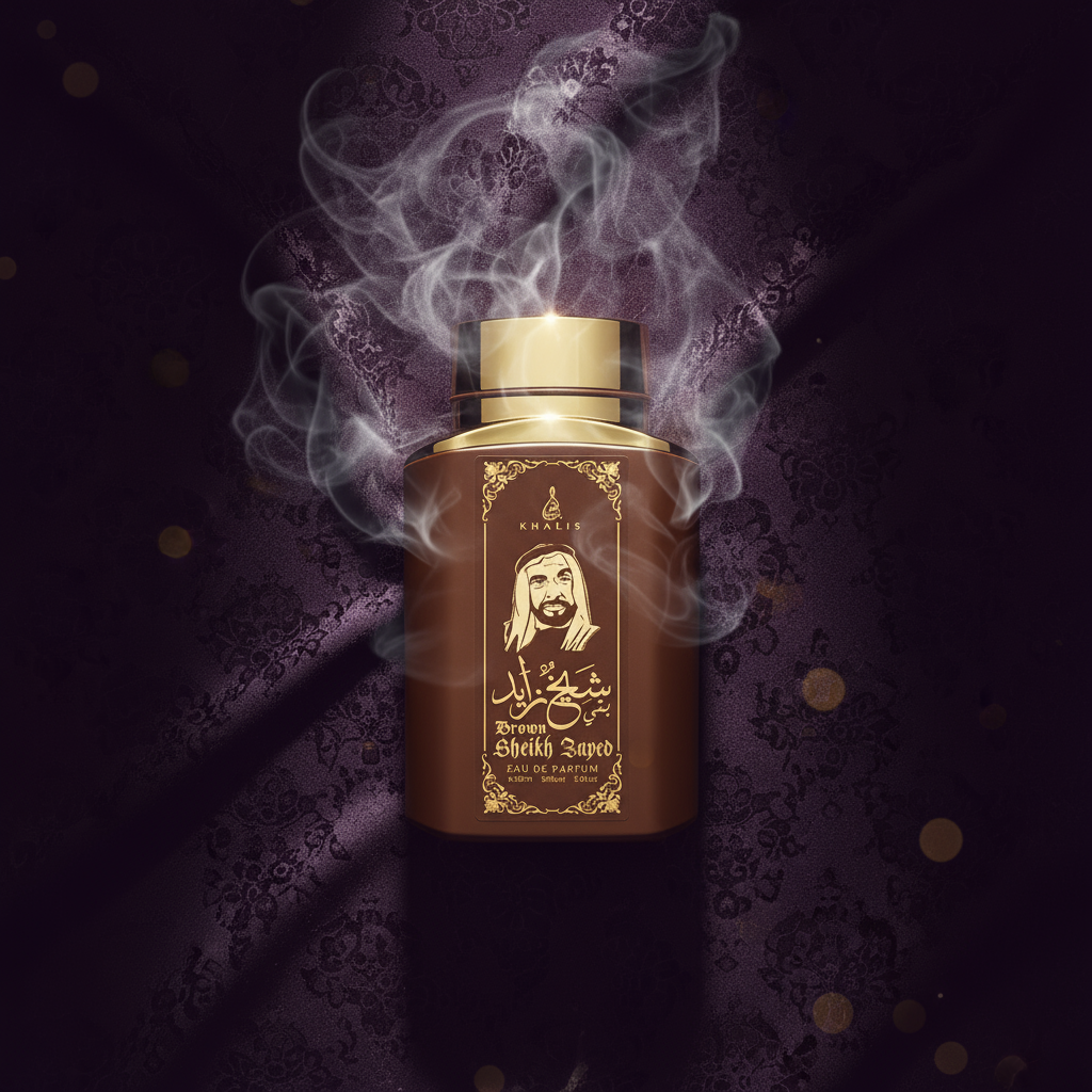 100 ml Eau de Parfum SHEIKH ZAYED BROWN Oud-Vanille-Duft für Männer 4 