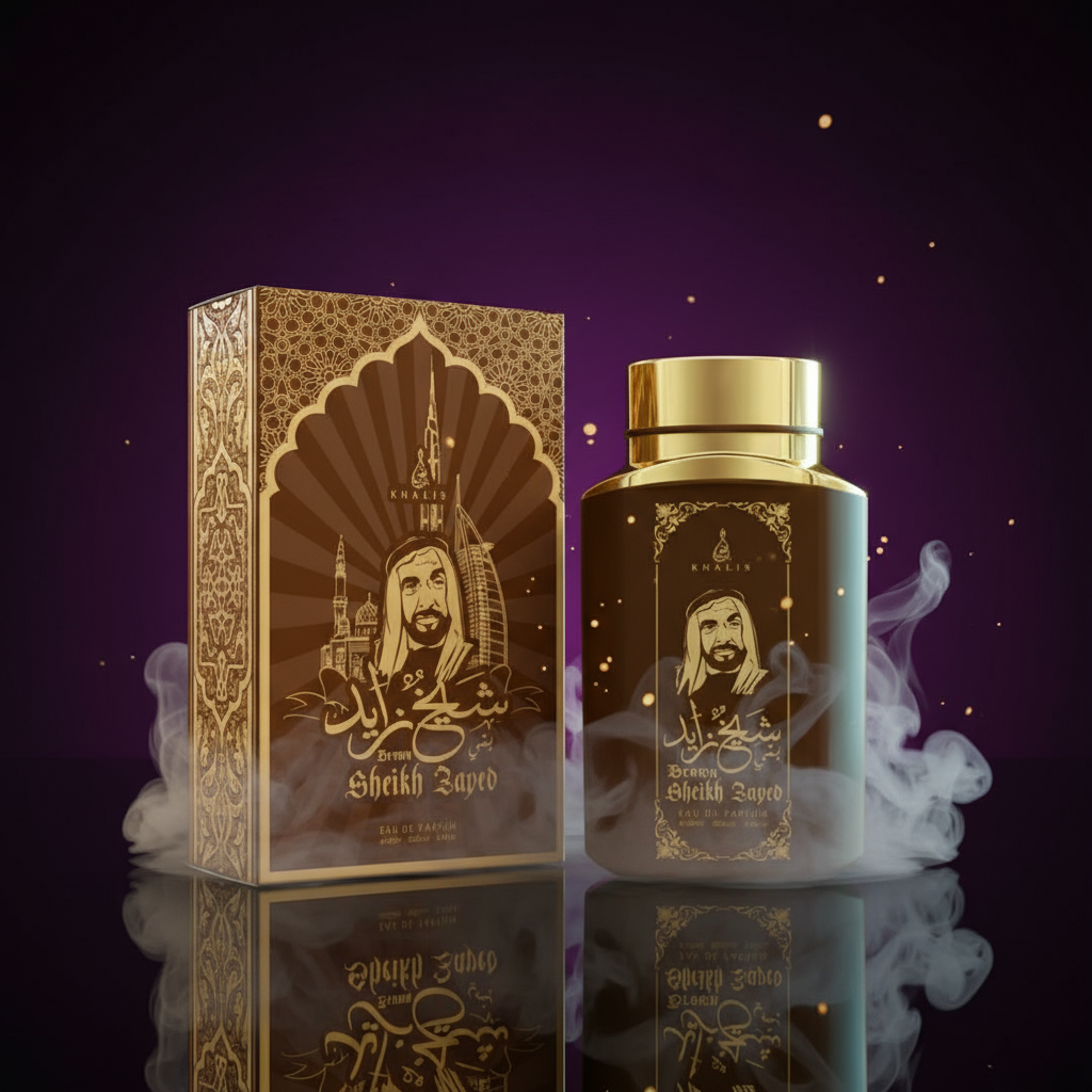 100 ml Eau de Parfum SHEIKH ZAYED BROWN Oud-Vanille-Duft für Männer 1 