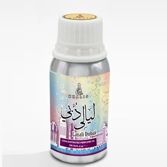 100 ml Parfumöl LAYALI DUBAI Amber- und Vanilleduft für Frauen
