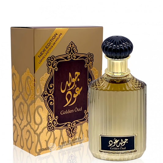 100 ml Eau de Parfum Golden Oud Würziger holziger Duft für Männer und Frauen