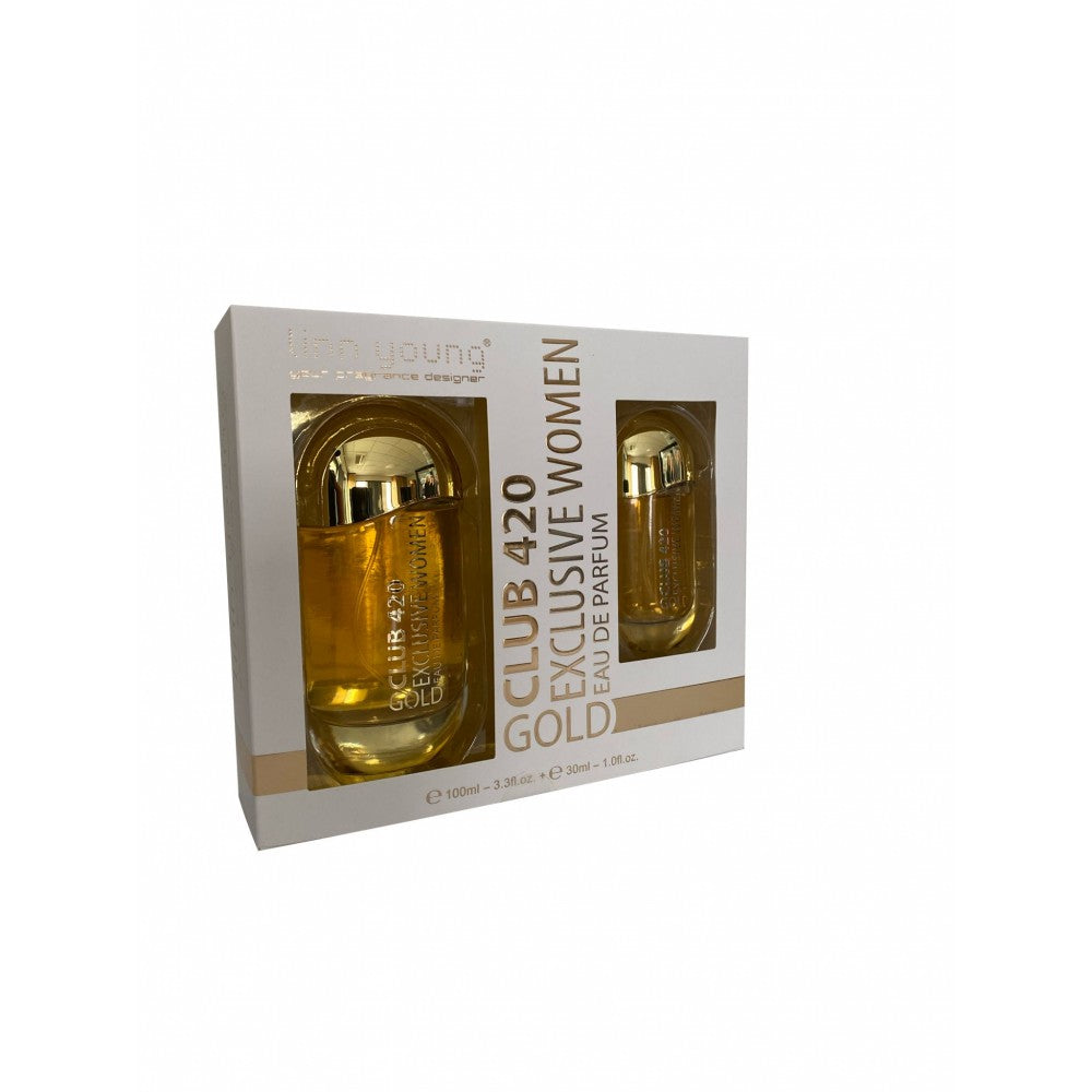 100 ml + 30 ml Eau de Parfum "CLUB 420 GOLD" Orientalischer Vanilleduft für Frauen 1 