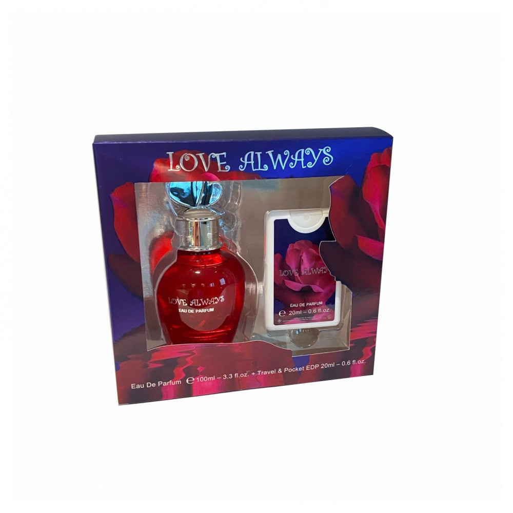 100 ml + 20 ml Eau de Parfum "LOVE ALWAYS " Floraler fruchtiger Duft für Frauen 1 