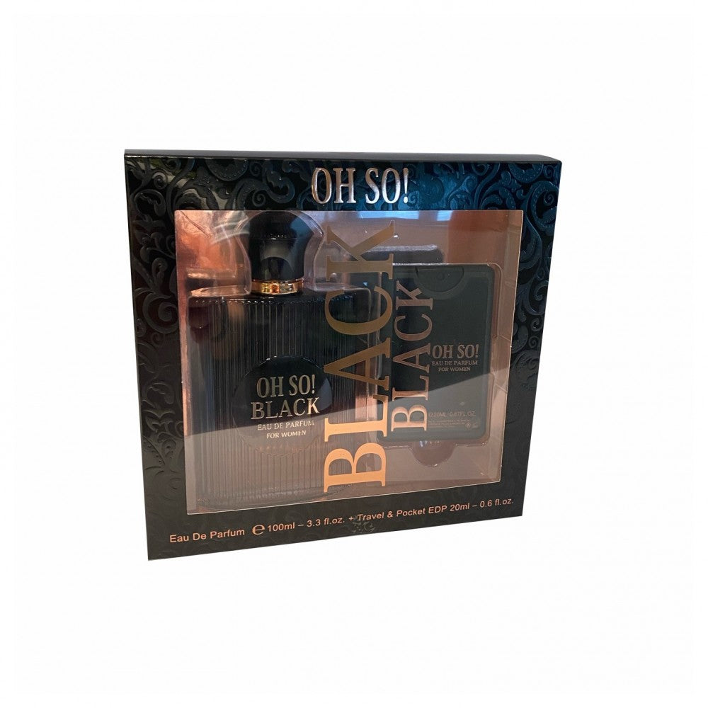 100 ml + 20 ml Eau de Parfum "OH SO ! BLACK" Orientalischer Vanilleduft für Frauen 1 