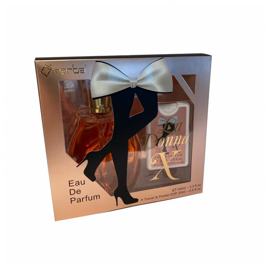 100 ml + 20 ml Eau de Parfum "LA DONNA X" Chypre-Duft für Frauen