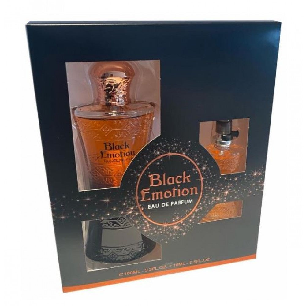 100 ml + 15 ml Eau de Parfum "BLACK EMOTION" Orientalischer Vanilleduft für Frauen 1 
