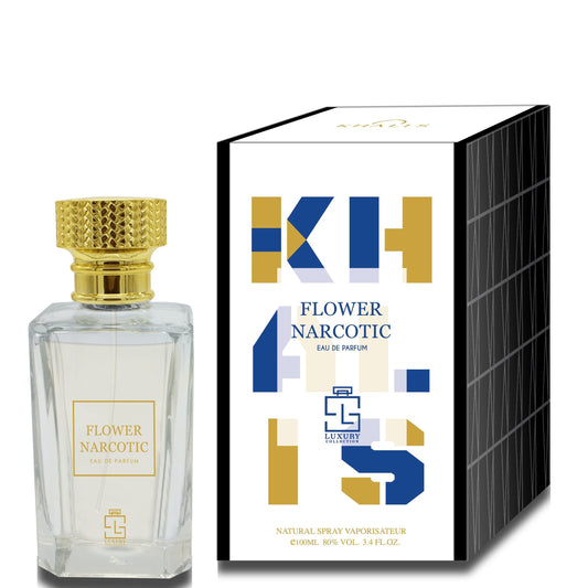 100 ml Eau de Parfum FLOWER NARCOTIC Fruchtiger floraler Moschusduft für Frauen