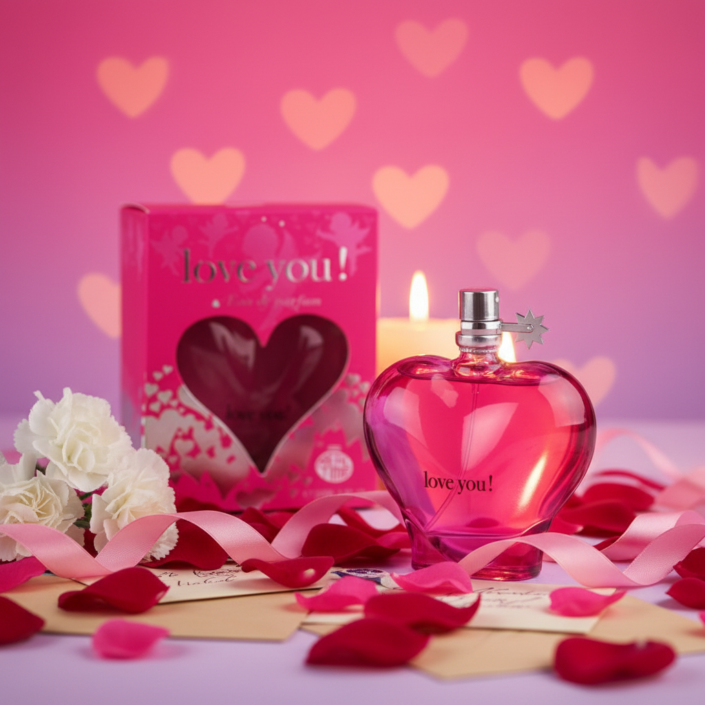 100 ml Eau de Parfum "Love You Pink" Fruchtiger Zitrusduft für Frauen 1 