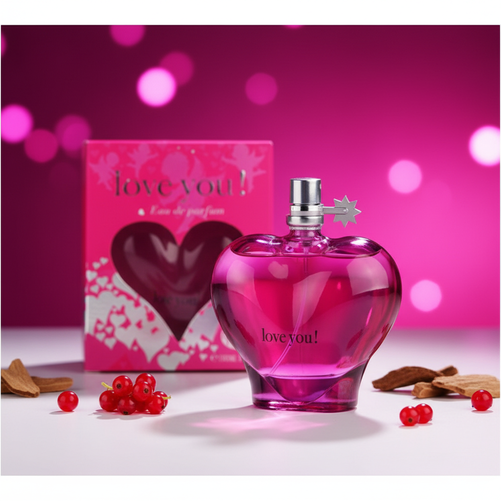 100 ml Eau de Parfum "Love You Pink" Fruchtiger Zitrusduft für Frauen 4 