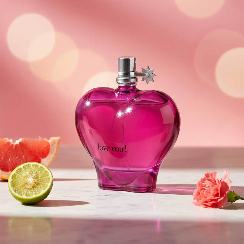 100 ml Eau de Parfum "Love You Pink" Fruchtiger Zitrusduft für Frauen