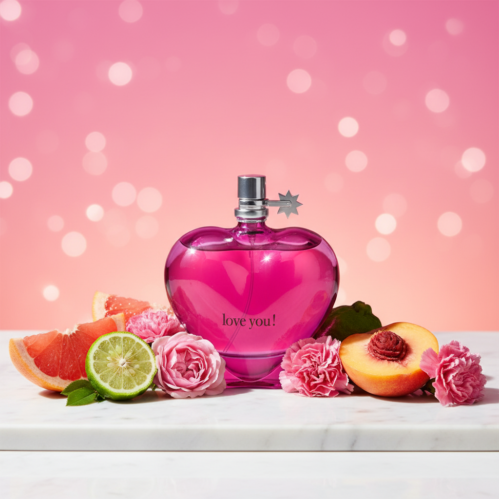 100 ml Eau de Parfum "Love You Pink" Fruchtiger Zitrusduft für Frauen