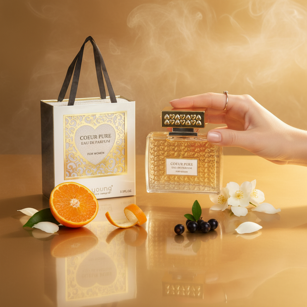 100 ml Eau de Parfum COEUR PURE Floraler Duft für Frauen