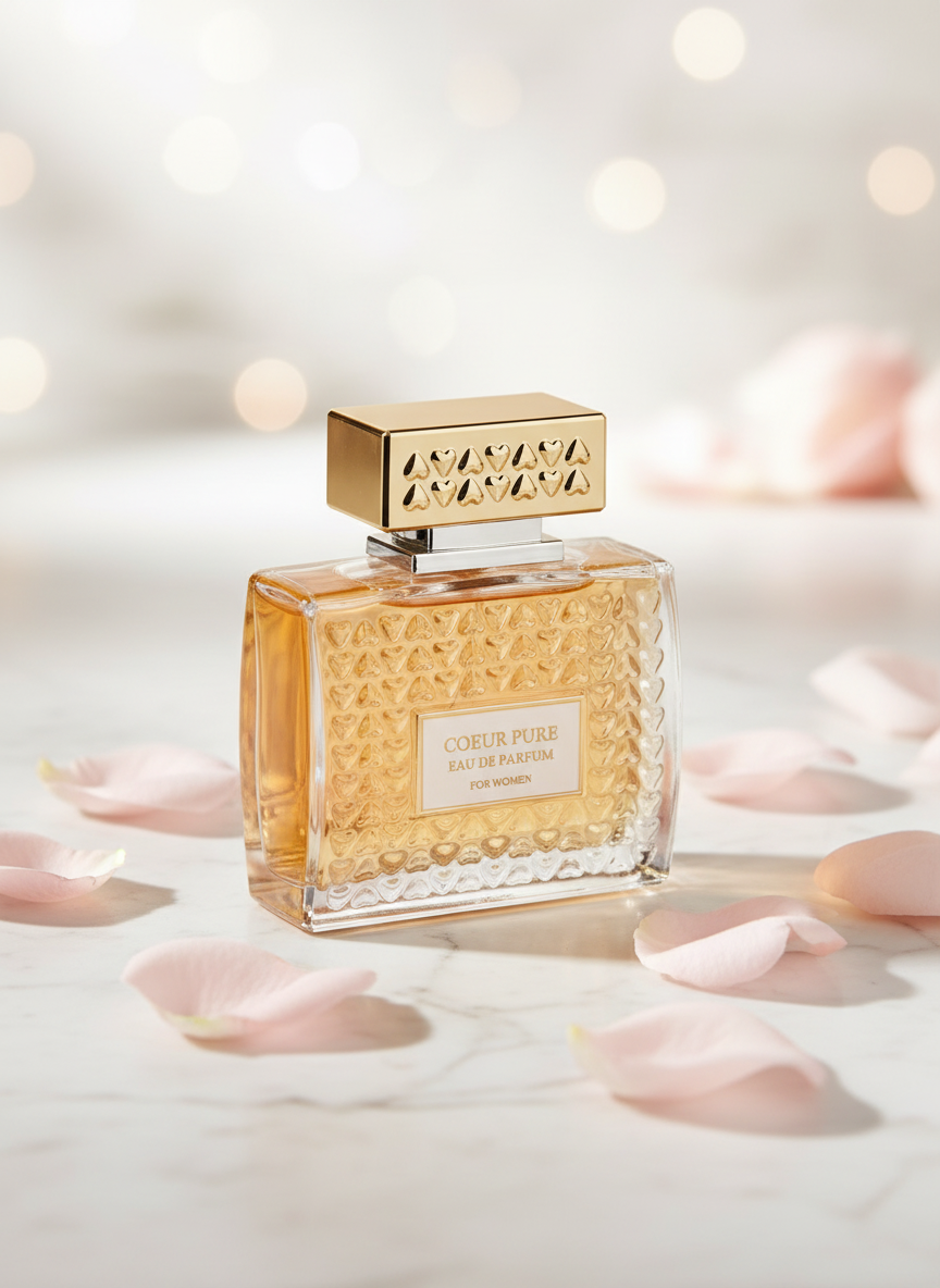 100 ml Eau de Parfum COEUR PURE Floraler Duft für Frauen
