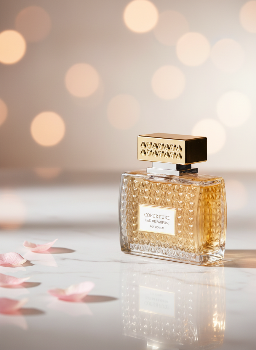 100 ml Eau de Parfum COEUR PURE Floraler Duft für Frauen