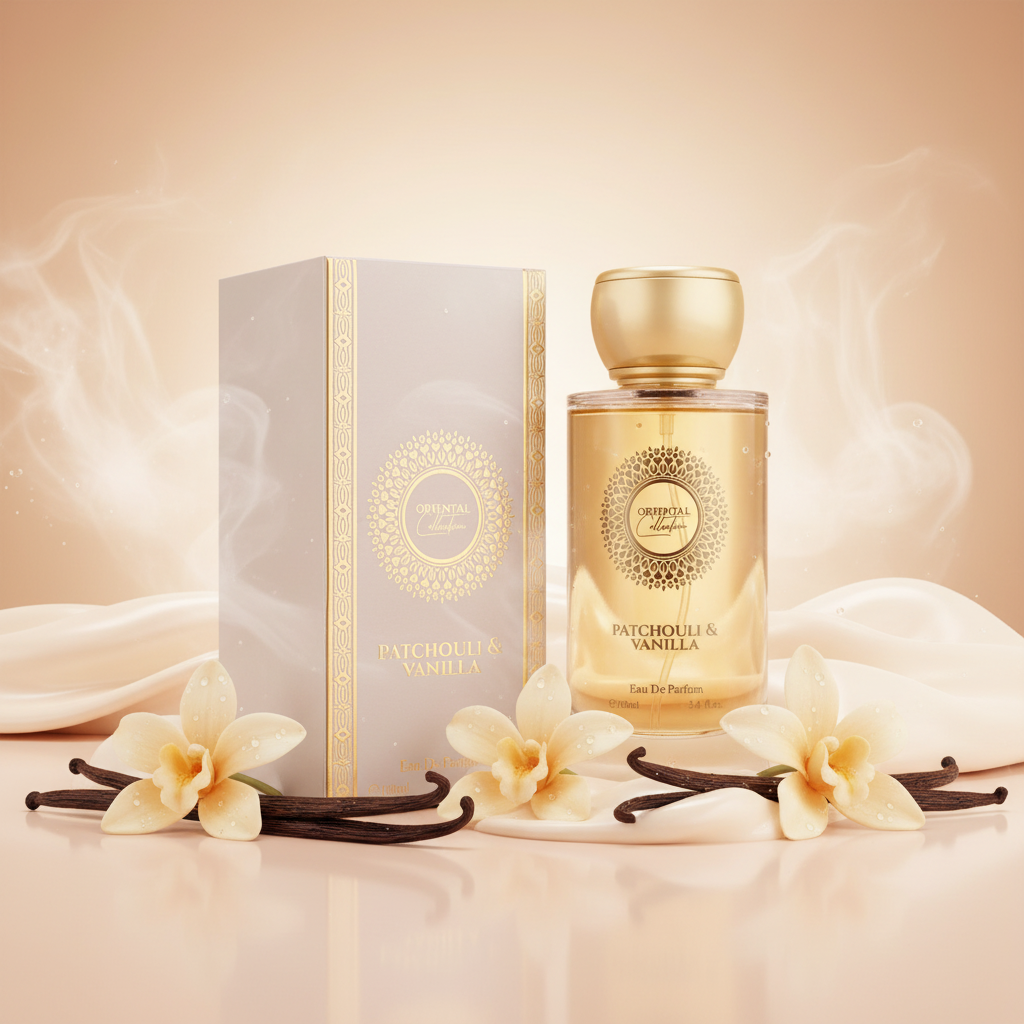 100 ml EDP PATCHOULI & VANILLA Holziger, eleganter, pudriger, orientalischer Duft für Frauen