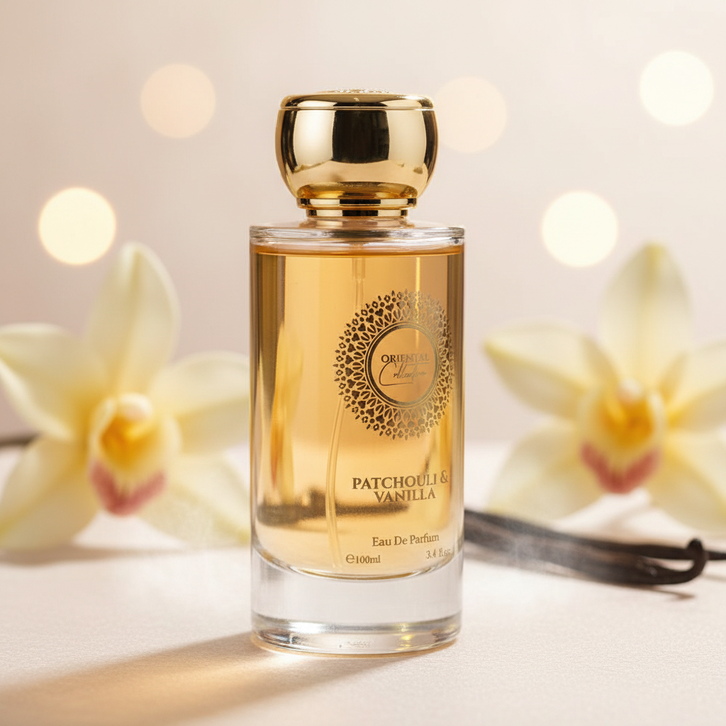 100 ml EDP PATCHOULI & VANILLA Holziger, eleganter, pudriger, orientalischer Duft für Frauen