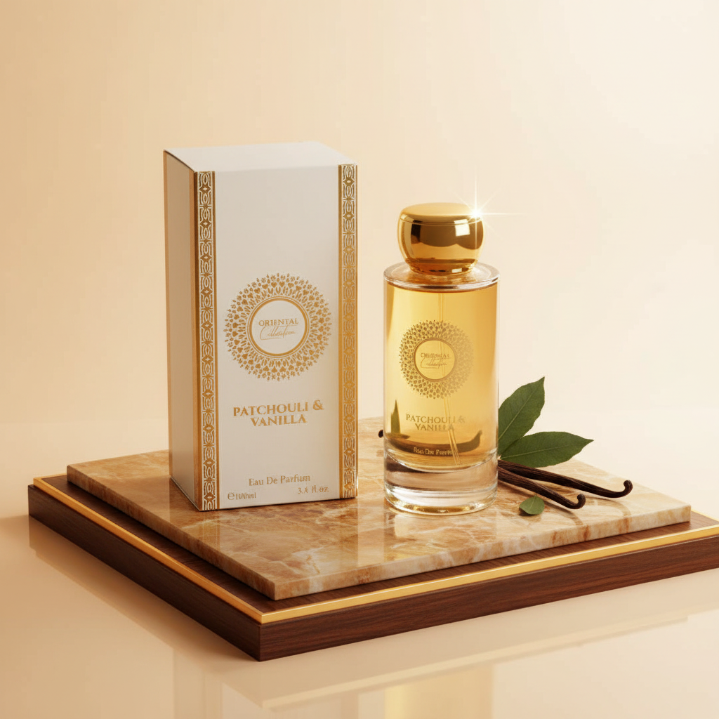 100 ml EDP PATCHOULI & VANILLA Holziger, eleganter, pudriger, orientalischer Duft für Frauen