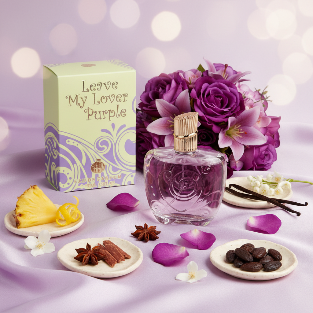 100 ml EDP LEAVE MY LOVER PURPLE, orientalischer Vanilleduft für Frauen 2 