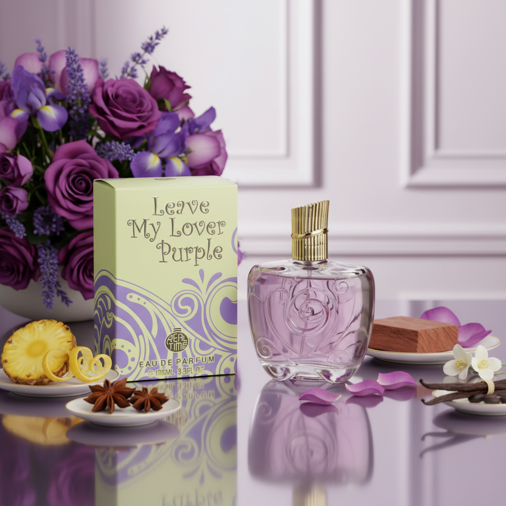 100 ml EDP LEAVE MY LOVER PURPLE, orientalischer Vanilleduft für Frauen