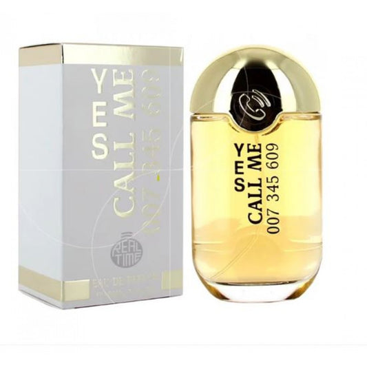100 ml Real Time Yes Call Me, Eau de Parfum, floraler und fruchtiger Duft mit süßen und orientalischen Noten