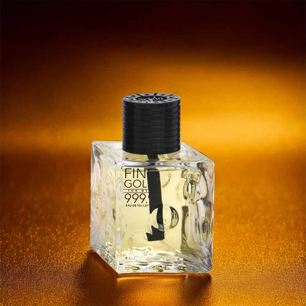 100ml Eau de Toilette "Fine Gold" Holziger Duft für Männer 1 