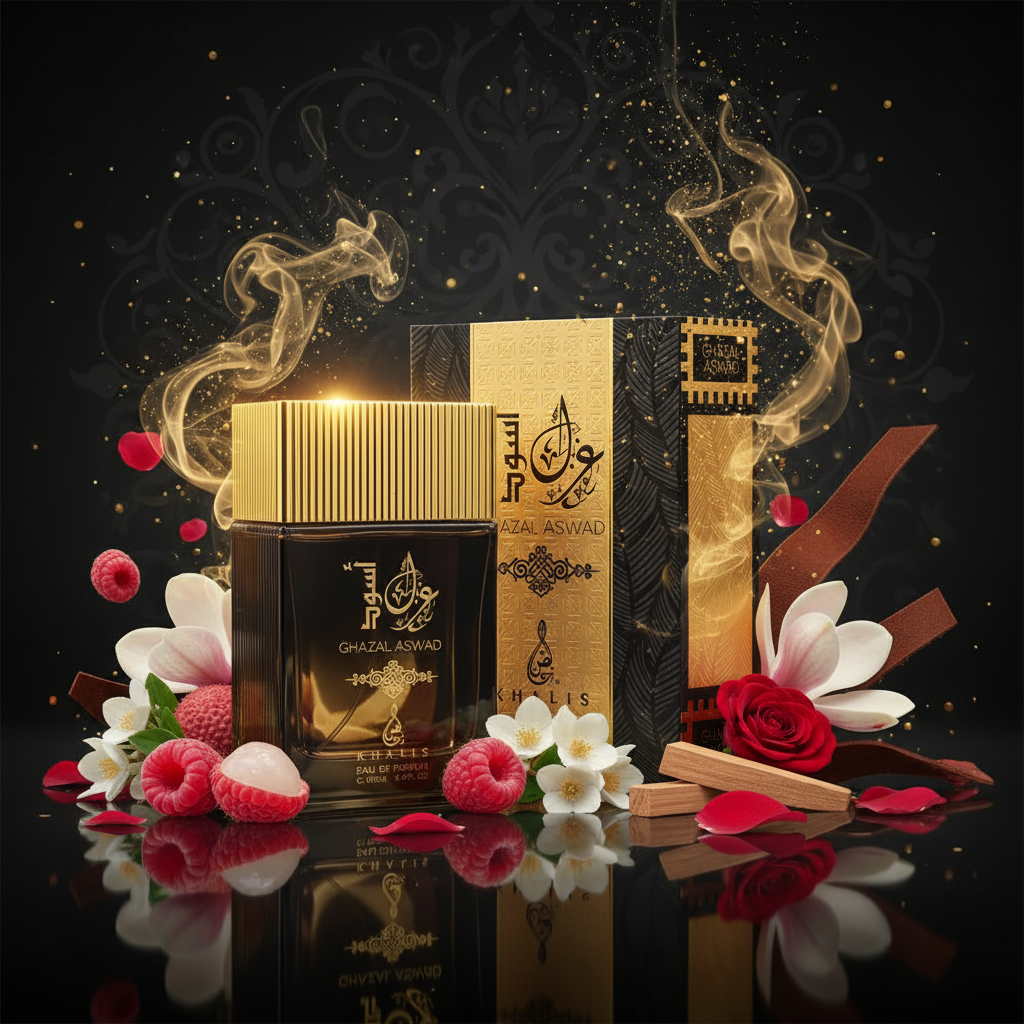 EDP 100ml "Ghazal Aswad" - floraler fruchtiger Duft für Männer