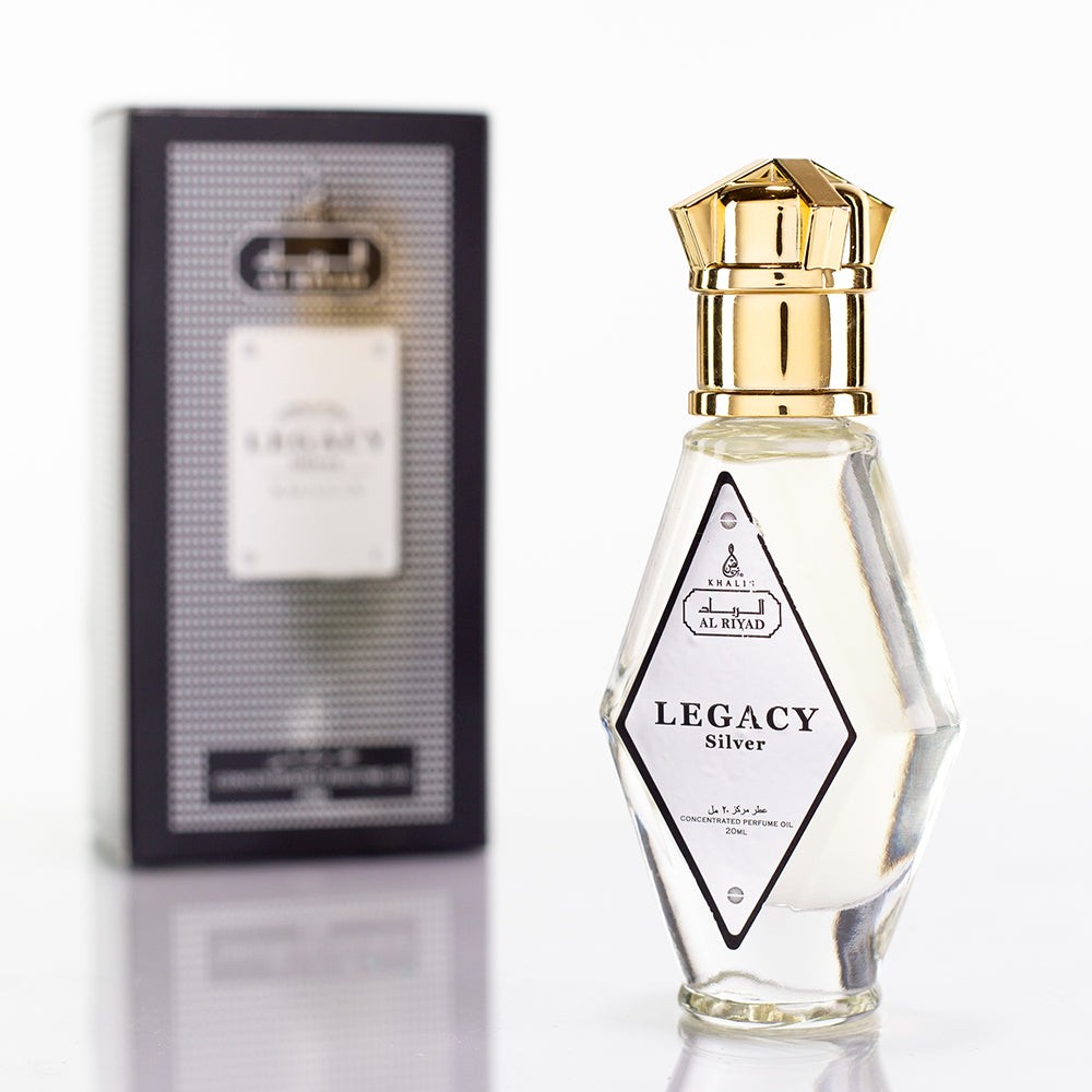 Parfümöl 20ml "Legacy Silver" – holziger Duft, unisex 1 