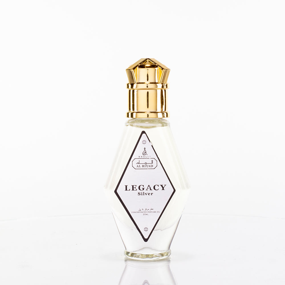 Parfümöl 20ml "Legacy Silver" – holziger Duft, unisex