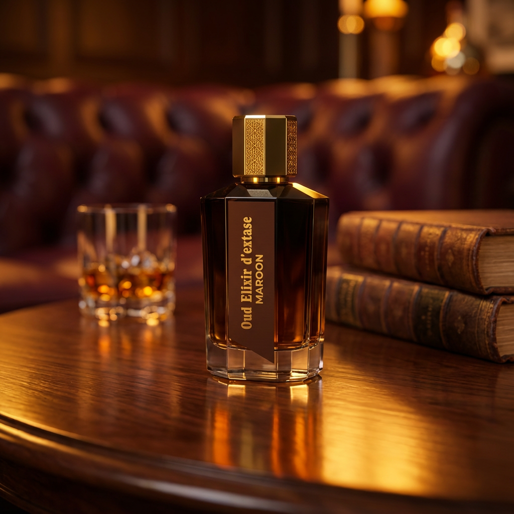 EDP 100ml "Oud Elixir D’extase Maroon" - orientalischer holziger Duft