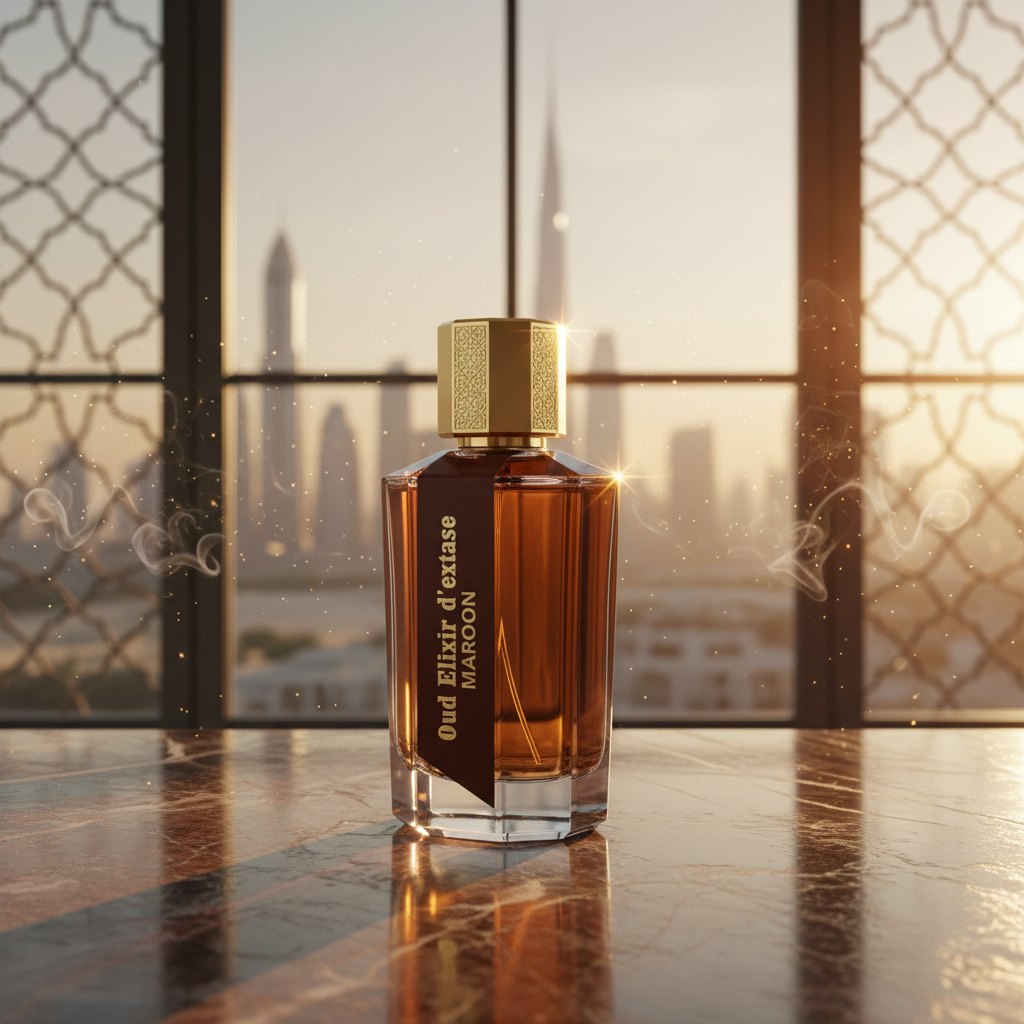 EDP 100ml "Oud Elixir D’extase Maroon" - orientalischer holziger Duft 4 