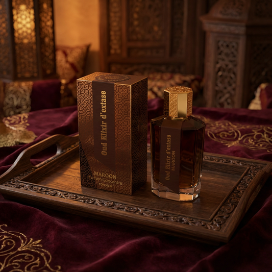 EDP 100ml "Oud Elixir D’extase Maroon" - orientalischer holziger Duft